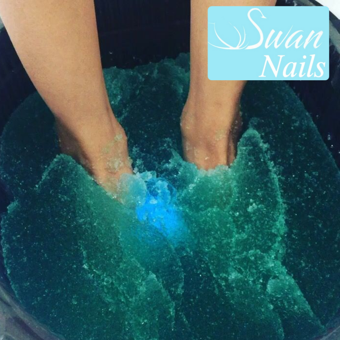 Manicure y pedicure secado rapido mas jelly spa